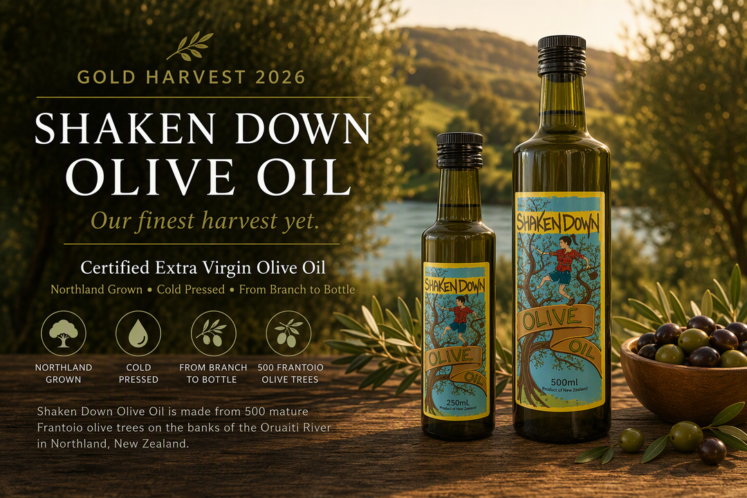 Oliveti New Zealand EVOO Awards – Shaken Down Olive Oil Wins Gold